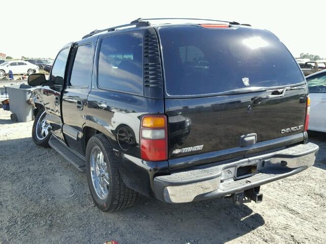 1GNEC13T32J264729 - 2002 CHEVROLET TAHOE C150 BLACK photo 3