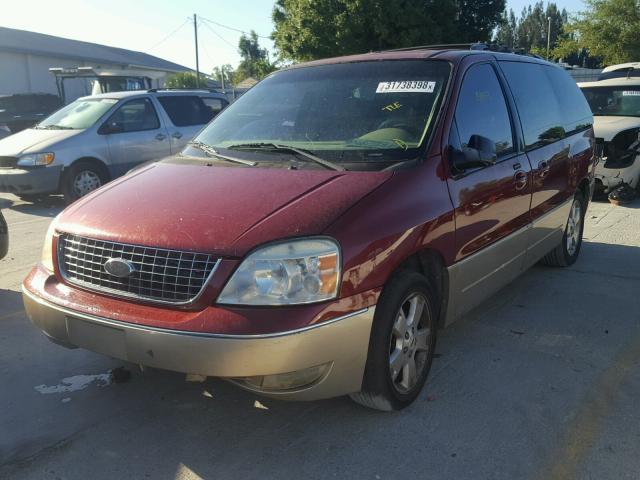 2FMDA58275BA38019 - 2005 FORD FREESTAR L MAROON photo 2