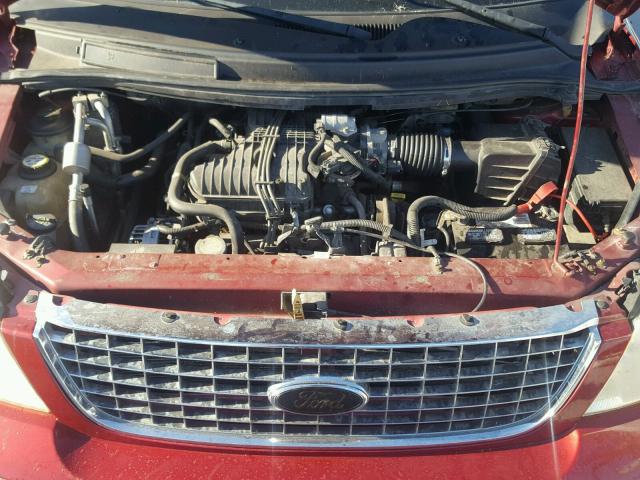 2FMDA58275BA38019 - 2005 FORD FREESTAR L MAROON photo 7