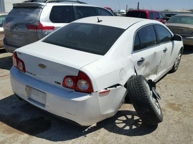 1G1ZE5EU4BF245622 - 2011 CHEVROLET MALIBU LTZ WHITE photo 4