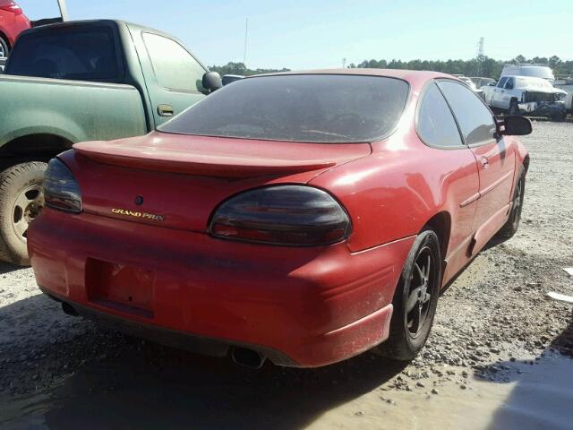 1G2WP1213WF304340 - 1998 PONTIAC GRAND PRIX წითელი ფოტო 4