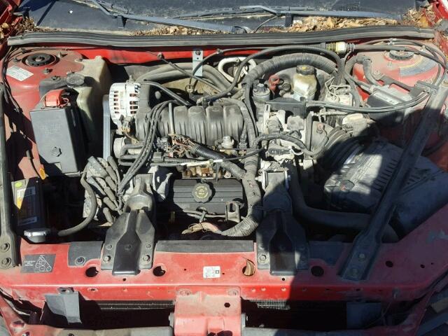 1G2WP1213WF304340 - 1998 PONTIAC GRAND PRIX წითელი ფოტო 7