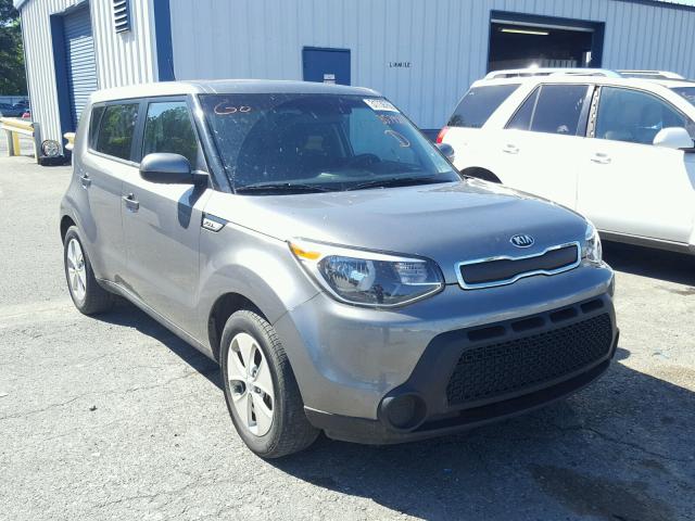 KNDJN2A23G7357921 - 2016 KIA SOUL GRAY photo 1