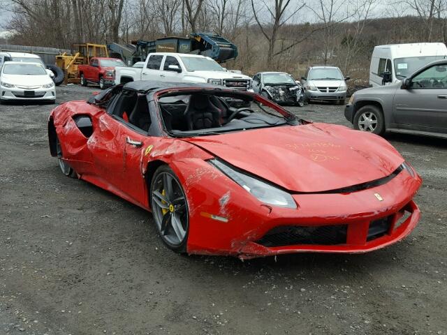 ZFF80AMA6H0219893 - 2017 FERRARI 488 SPIDER RED photo 1