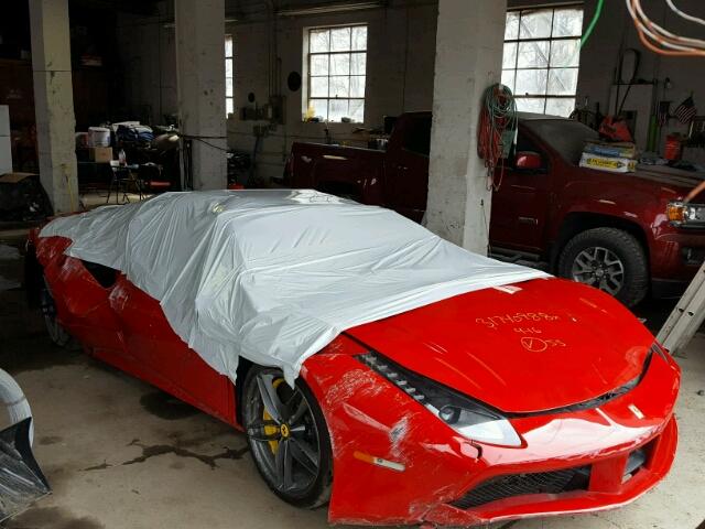 ZFF80AMA6H0219893 - 2017 FERRARI 488 SPIDER RED photo 9