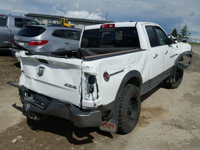 1D7RV1GT8BS652652 - 2011 DODGE RAM 1500 WHITE photo 4