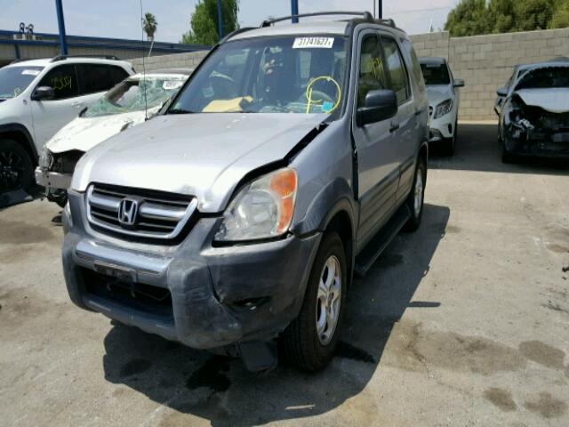 JHLRD68472C009627 - 2002 HONDA CR-V LX SILVER photo 2