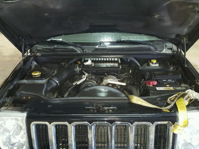 1J8HG48K16C337644 - 2006 JEEP COMMANDER BLACK photo 7