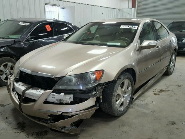 JH4KB16628C003642 - 2008 ACURA RL TAN photo 2