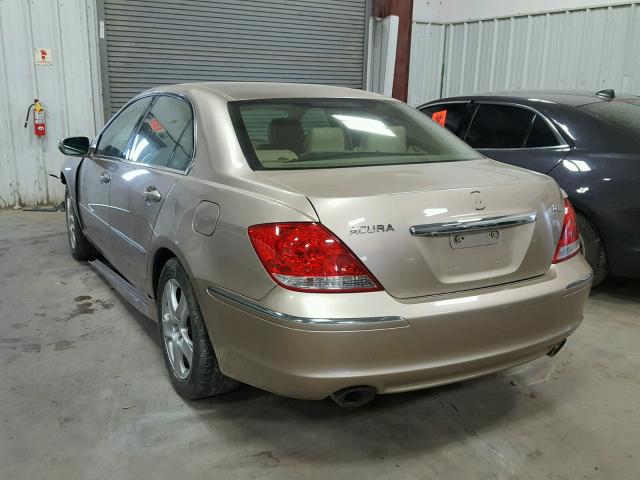 JH4KB16628C003642 - 2008 ACURA RL თაფლისფერი ფოტო 3