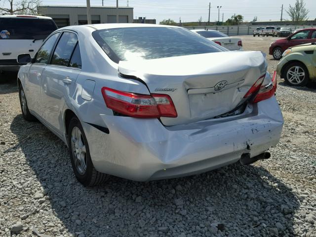 4T1BE46K57U048036 - 2007 TOYOTA CAMRY NEW SILVER photo 3