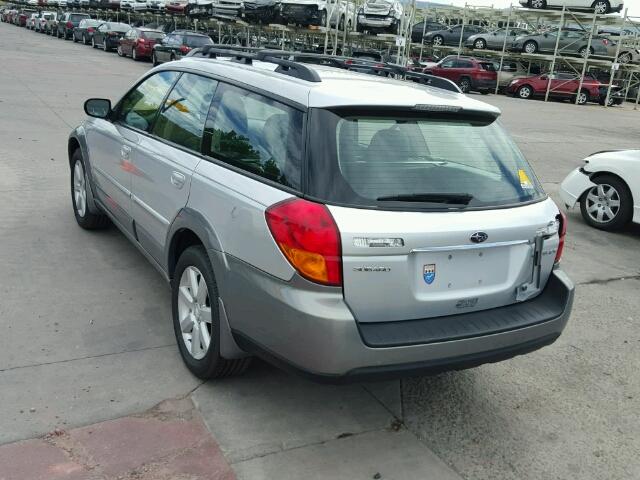 4S4BP62C877328018 - 2007 SUBARU LEGACY OUT SILVER photo 3