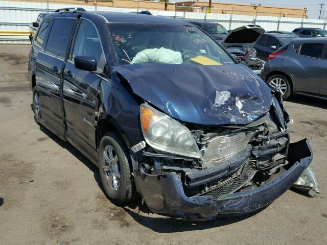 5FNRL3H44AB061961 - 2010 HONDA ODYSSEY EX BLUE photo 1