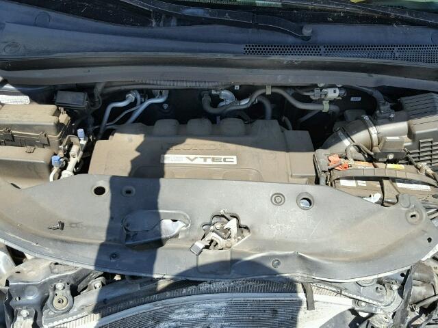 5FNRL3H44AB061961 - 2010 HONDA ODYSSEY EX BLUE photo 7