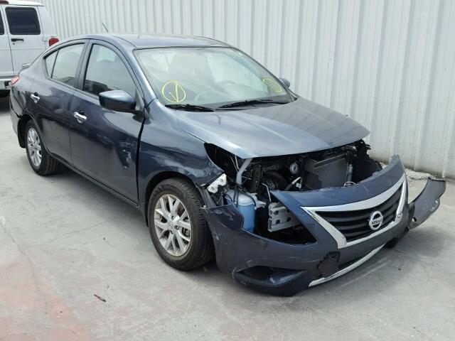 3N1CN7AP1GL900764 - 2016 NISSAN VERSA S BLUE photo 1