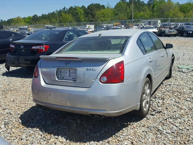 1N4BA41EX7C832595 - 2007 NISSAN MAXIMA SE SILVER photo 4