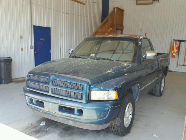 1B7HC16Y9TS618181 - 1996 DODGE RAM 1500 GRAY photo 2