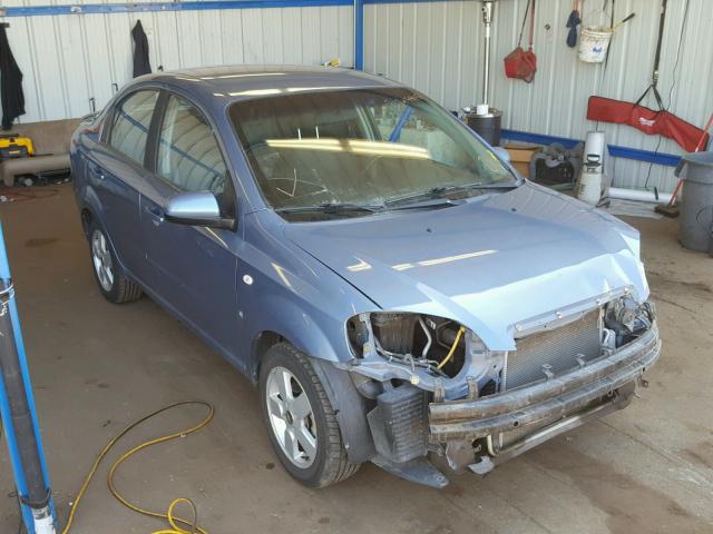 KL1TD56688B042496 - 2008 CHEVROLET AVEO BASE Mavi foto 1