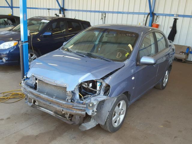 KL1TD56688B042496 - 2008 CHEVROLET AVEO BASE Mavi foto 2