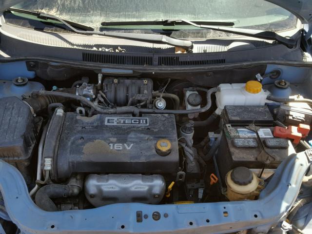 KL1TD56688B042496 - 2008 CHEVROLET AVEO BASE Mavi foto 7