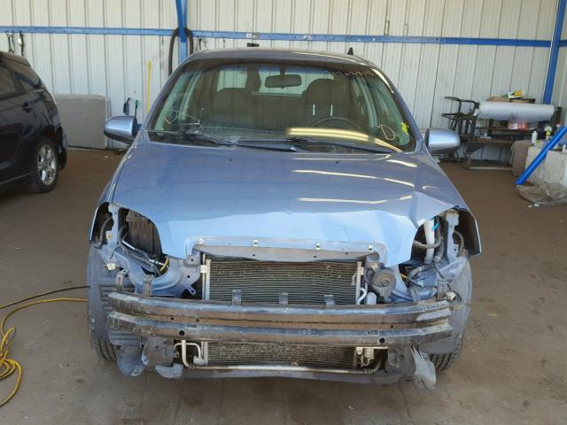 KL1TD56688B042496 - 2008 CHEVROLET AVEO BASE Mavi foto 9
