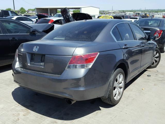 1HGCP26808A110569 - 2008 HONDA ACCORD EXL GRAY photo 4