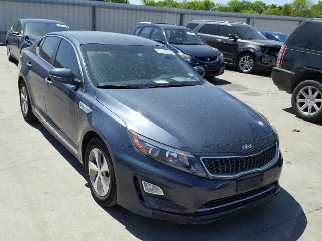 KNAGM4ADXF5089998 - 2015 KIA OPTIMA HYB BLUE photo 1