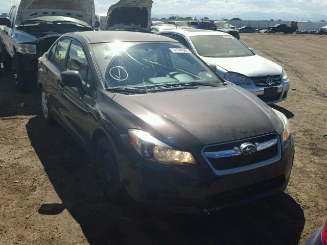 JF1GJAA69DH019082 - 2013 SUBARU IMPREZA BA BROWN photo 1