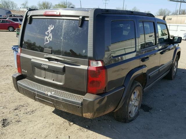 1J8HG48KX6C127351 - 2006 JEEP COMMANDER BROWN photo 4