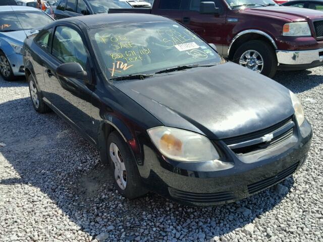 1G1AK15F167645119 - 2006 CHEVROLET COBALT LS BLACK photo 1