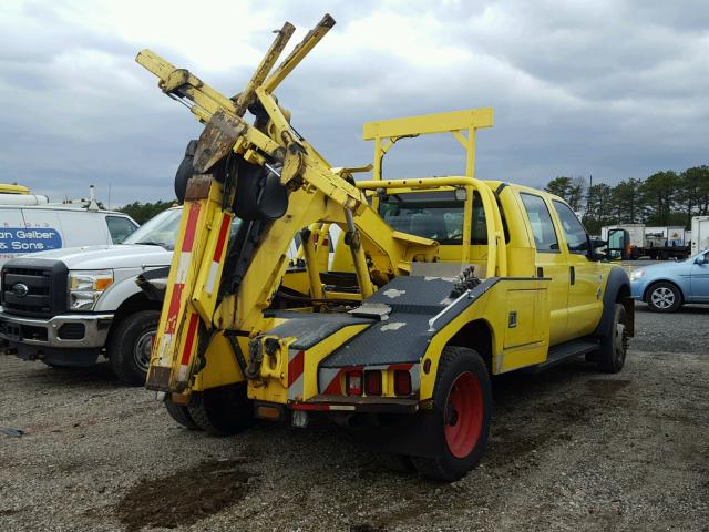 1FD0W5GT3CEA46050 - 2012 FORD F550 SUPER YELLOW photo 4