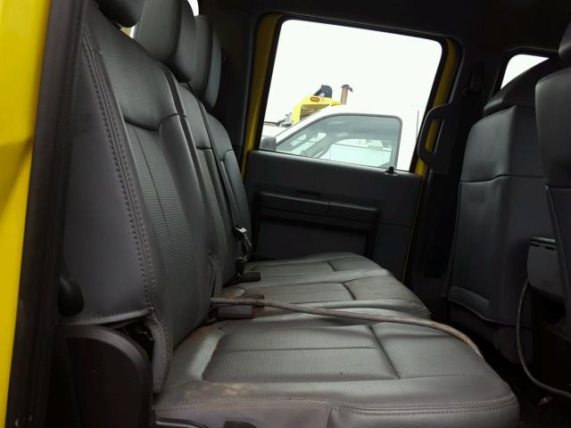 1FD0W5GT3CEA46050 - 2012 FORD F550 SUPER YELLOW photo 6