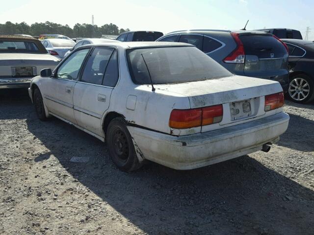 JHMCB7556PC037341 - 1993 HONDA ACCORD LX WHITE photo 3