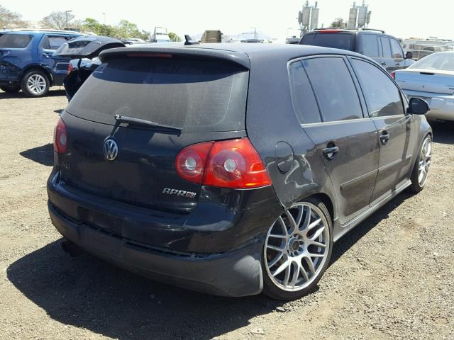 WVWHV71K57W135253 - 2007 VOLKSWAGEN NEW GTI BLACK photo 4