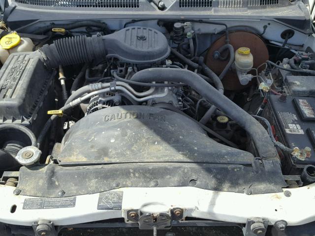 1B7FL26X1WS663009 - 1998 DODGE DAKOTA WHITE photo 7