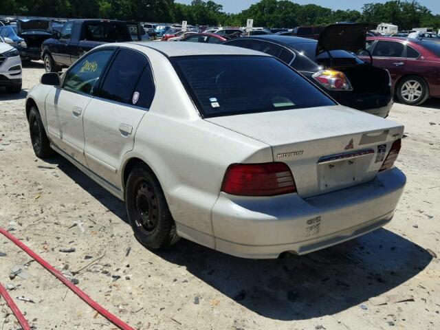 4A3AA46GX1E223855 - 2001 MITSUBISHI GALANT ES WHITE photo 3