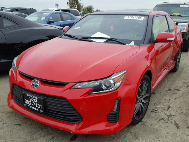 JTKJF5C77FJ003692 - 2015 TOYOTA SCION TC 红色 照片 2