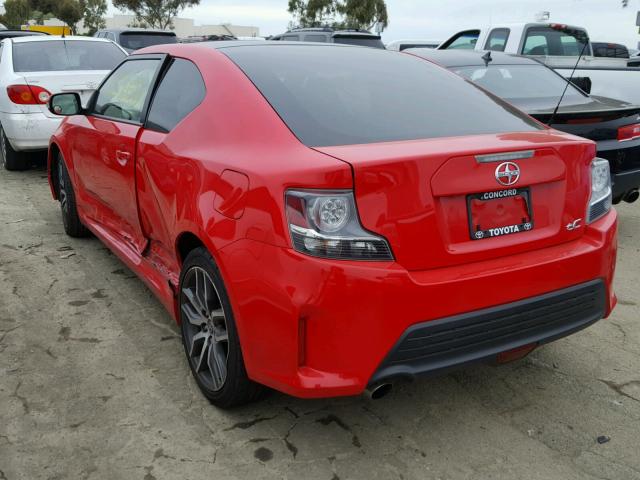JTKJF5C77FJ003692 - 2015 TOYOTA SCION TC 红色 照片 3
