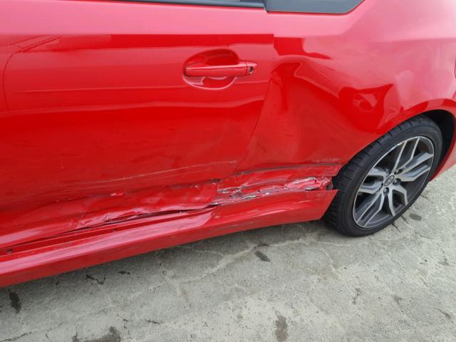 JTKJF5C77FJ003692 - 2015 TOYOTA SCION TC 红色 照片 9