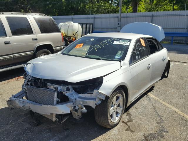 1G11C5SL0EF112052 - 2014 CHEVROLET MALIBU 1LT SILVER photo 2