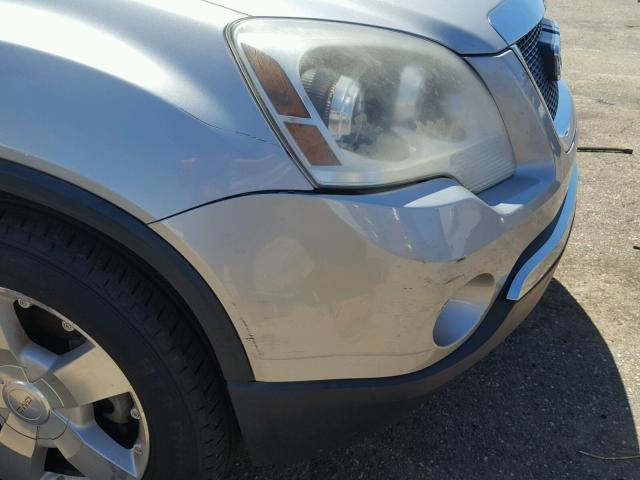 1GKER33778J250514 - 2008 GMC ACADIA SLT ვერცხლისფერი ფოტო 10