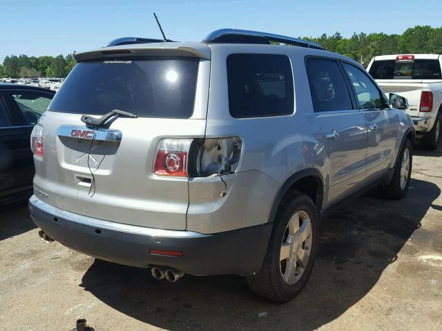 1GKER33778J250514 - 2008 GMC ACADIA SLT ვერცხლისფერი ფოტო 4