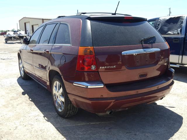 2A8GF78X77R366375 - 2007 CHRYSLER PACIFICA L RED photo 3