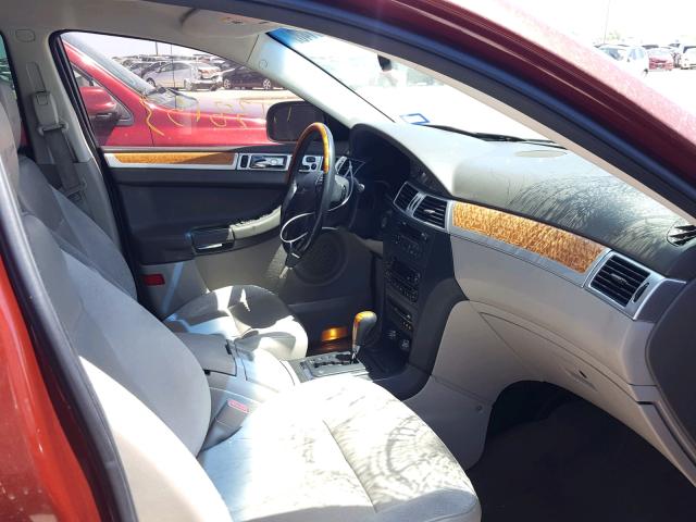 2A8GF78X77R366375 - 2007 CHRYSLER PACIFICA L 红色 照片 5