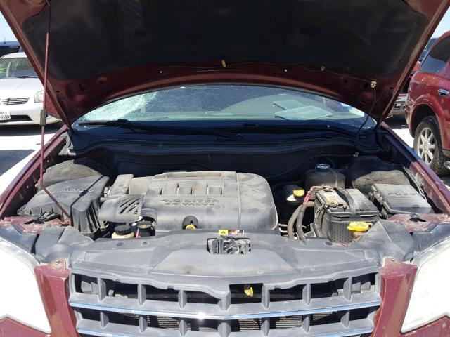 2A8GF78X77R366375 - 2007 CHRYSLER PACIFICA L 红色 照片 7