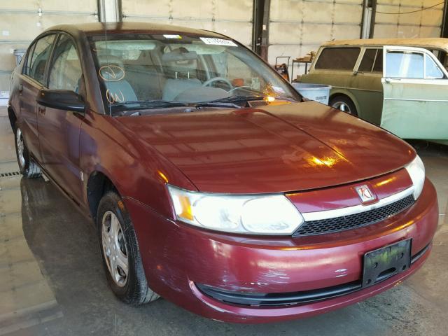 1G8AG52F13Z176645 - 2003 SATURN ION LEVEL MAROON photo 1