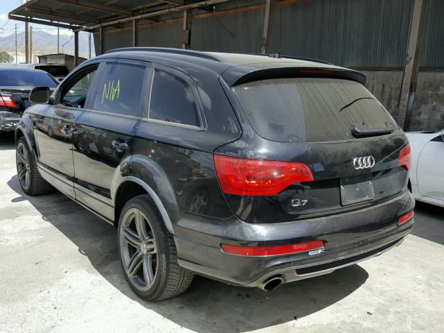 WA1DGAFE0CD005311 - 2012 AUDI Q7 PRESTIG BLACK photo 3