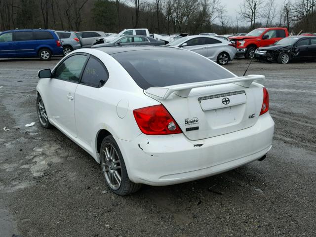 JTKDE177150020639 - 2005 TOYOTA SCION TC 白色 照片 3