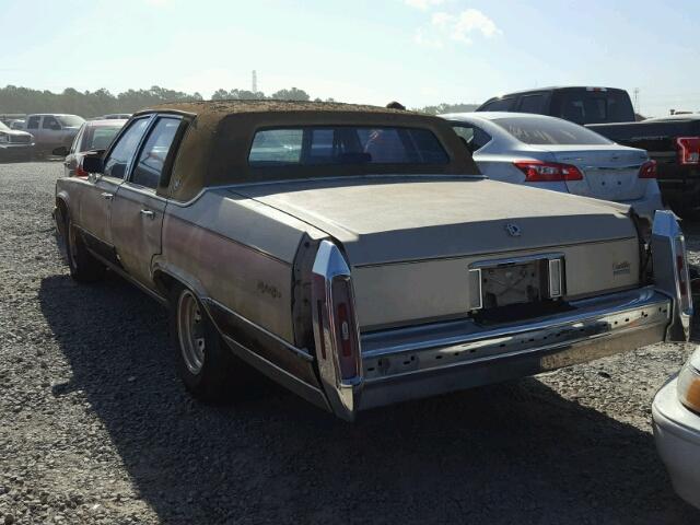 1G6DW54E9MR716726 - 1991 CADILLAC BROUGHAM GOLD photo 3