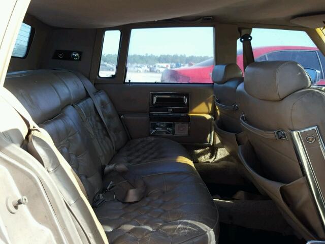 1G6DW54E9MR716726 - 1991 CADILLAC BROUGHAM GOLD photo 6